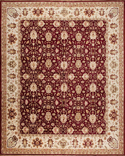 45448 AGRA-2 Red/Ivory 13.11 X 18.3